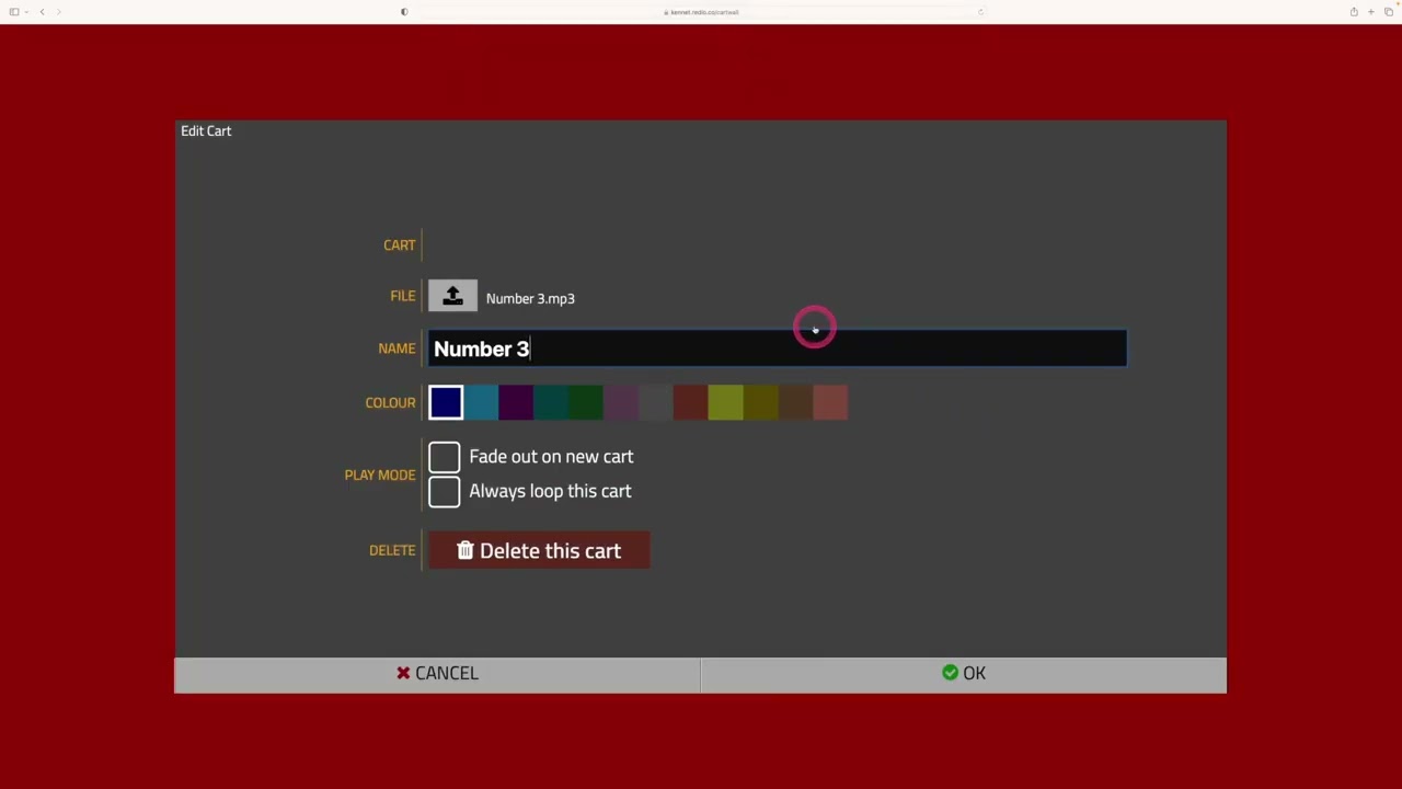 Cartwall: How to edit a cart