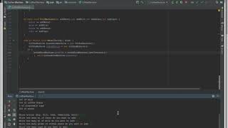 @CodeAndLonely's CoffeeMachine Java Project: Nov 5, 2019