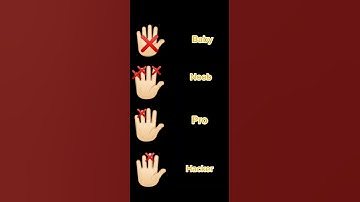 Trending Finger Game BABY vs NOOB vs PRO vs HACKER #tranding #shorts # handgame #challenge 47