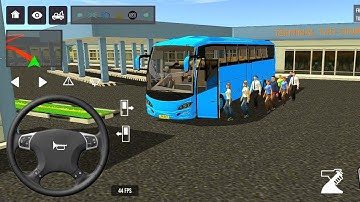 Indonesia Coach bus driving | Euro bus simulator 2025 Android gameplay #game 1