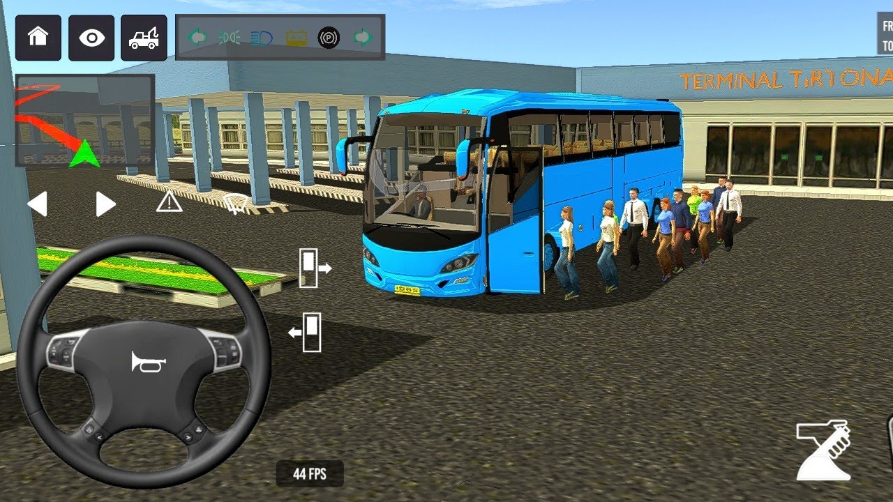 Indonesia Coach bus driving | Euro bus simulator 2025 Android gameplay #game 1