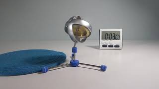 DRILL POWER Gyroscope on Rotating Base 3:00 Pause Rises in 1:50. Fall 8:45. 40 Degrees Angle
