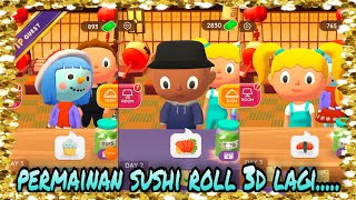 main permainan sushi roll 3d || gamers screenshot 4