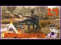 Ark Survival Evolved: Scorched Earth [14] Taming a Kaprosuchus! Scarecrows! | Gameplay