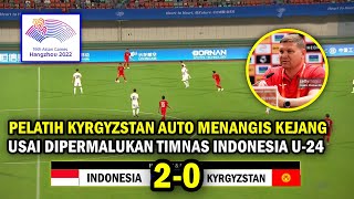 🔵 YES ALHAMDULILAH MENANG 2-0 ‼️ Hasil Timnas Indonesia U24 vs Kirgistan Kyrgyzstan Asian Games 2023