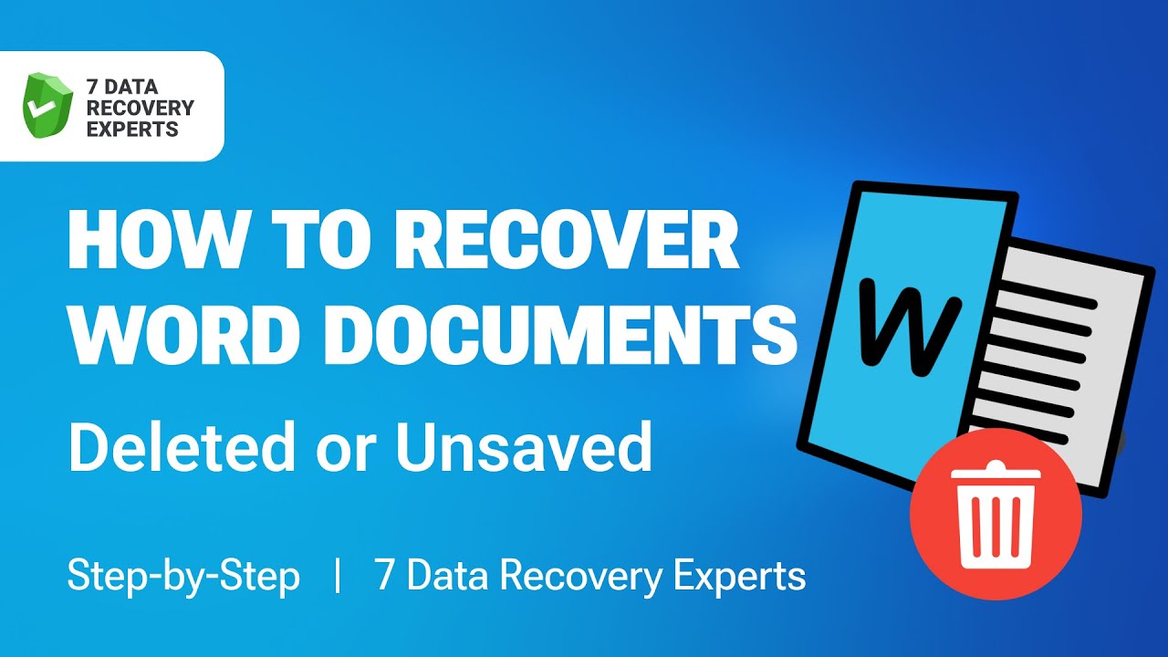 How to Recover a Deleted or Unsaved Word Document (2025 Guide)
