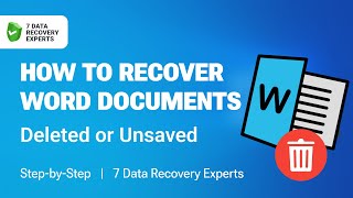 How to Recover a Deleted or Unsaved Word Document (2025 Guide)