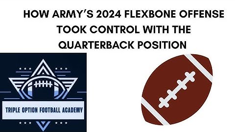 How Army’s 2024 Flexbone Offense Took Control With the Quarterback Position