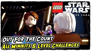 Lego Skywalker Saga Out for the Count All Minikits and Level Challenges