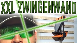 FRENCH CLEAT so EINFACH wie nie zuvor dank KREUZLINIENLASER! Schraubzwingen/Einhandzwingen Halterung