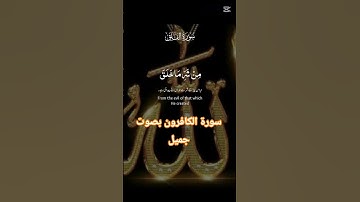 سورة الكافرون بصوت جميل#حور #muslimah #اكسبلور #المصحف #تيك_توك #لايك #دويتو #قرآن #muslim #muslims