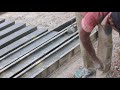 Making Cement Concrete Poles - Manual Method-2
