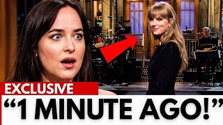 Full Taylor Swift CRASHES Dakota Johnson’s SNL Monologue—“My Literal Therapist” Guide