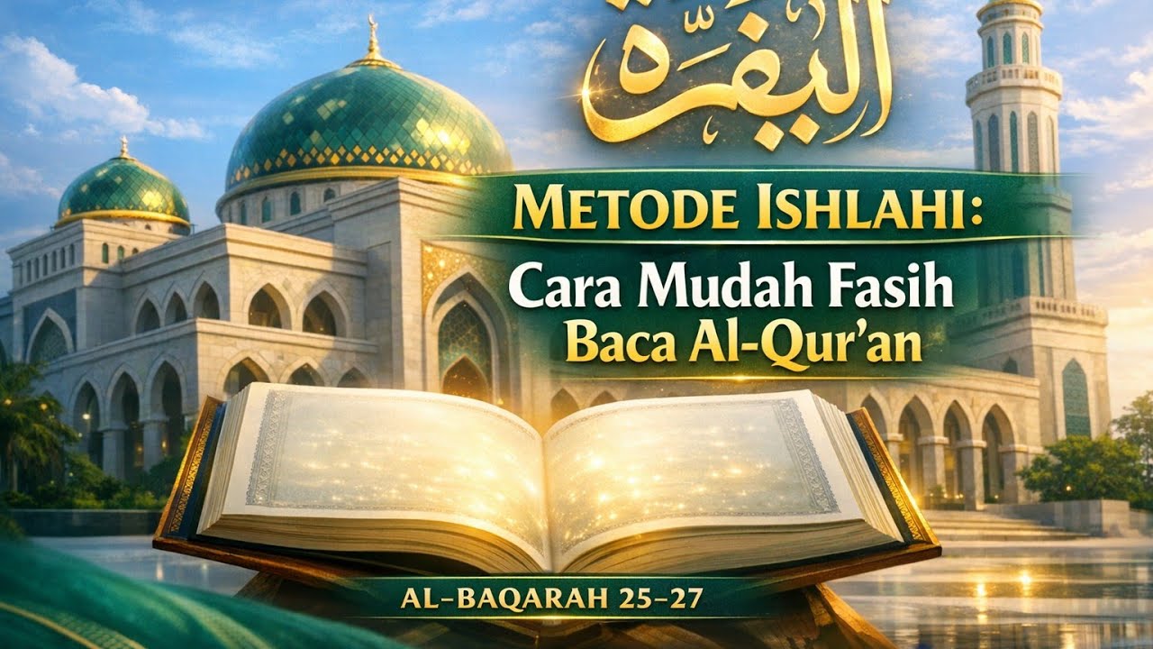 BELAJAR MENGAJI QURAN Cara Mudah Cepat Lancar Membaca AlQur'an QS. Al-Baqarah 24-27 | METODE ISHLAHI