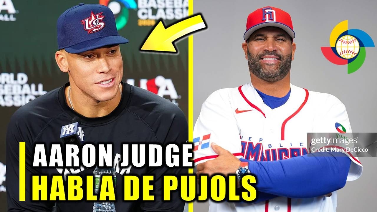 MIRA LO QUE DIJO AARON JUDGE DE ALBERT PUJOLS POR EL CLASICO MUNDIAL Y EL EQUIPO DOMINICANOS