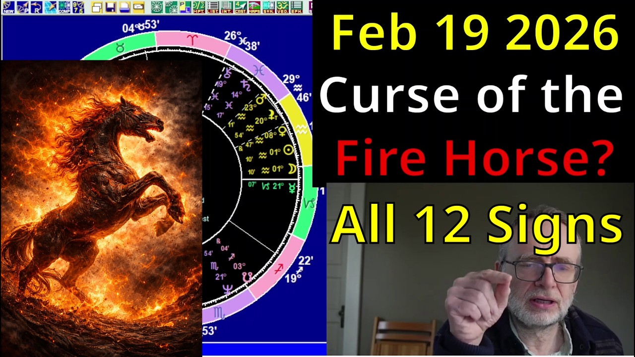 Thur Feb 19 2026: Astrology, I Ching, the curse of the Fire Horse