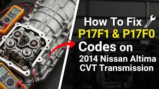 How To Fix P17F1 & P17F0 Codes on 2014 Nissan Altima CVT Transmission