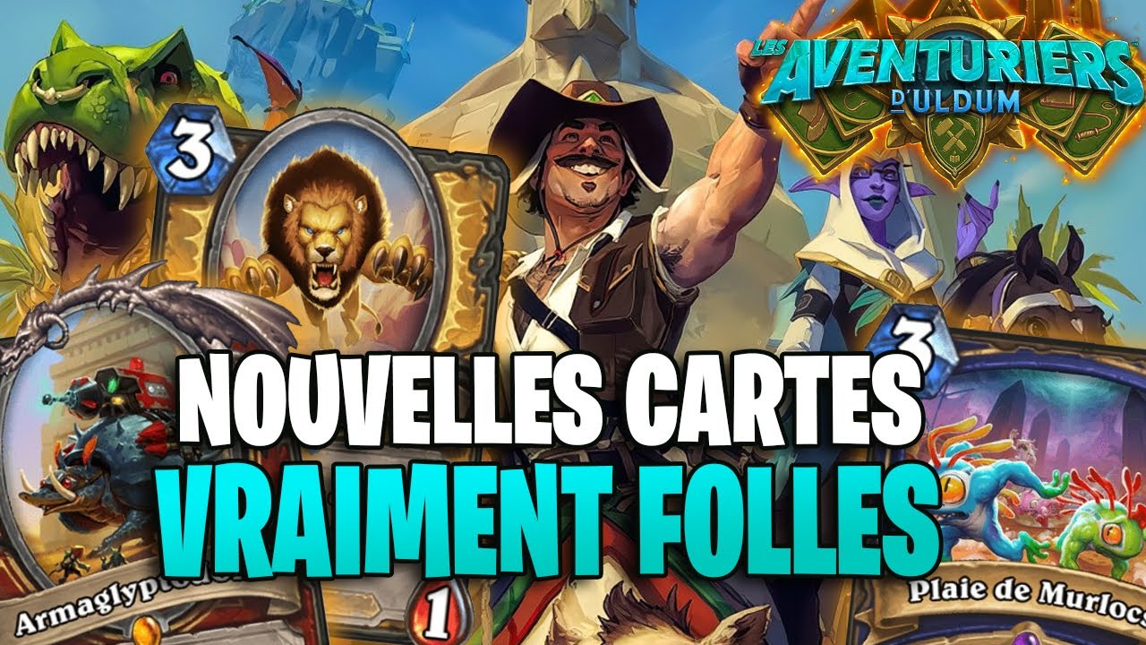 gaming logo LES NOUVELLES CARTES SONT VRAIMENT FOLLES !! AVENTURIERS D'ULDUM !!
