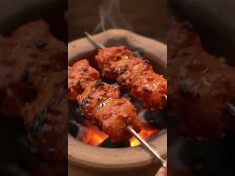 🍗🔥 Mini Chicken Tandoori — tiny size, full smoky flavour! 😍❤️ #MiniatureFood #MiniTandoori #Chicken