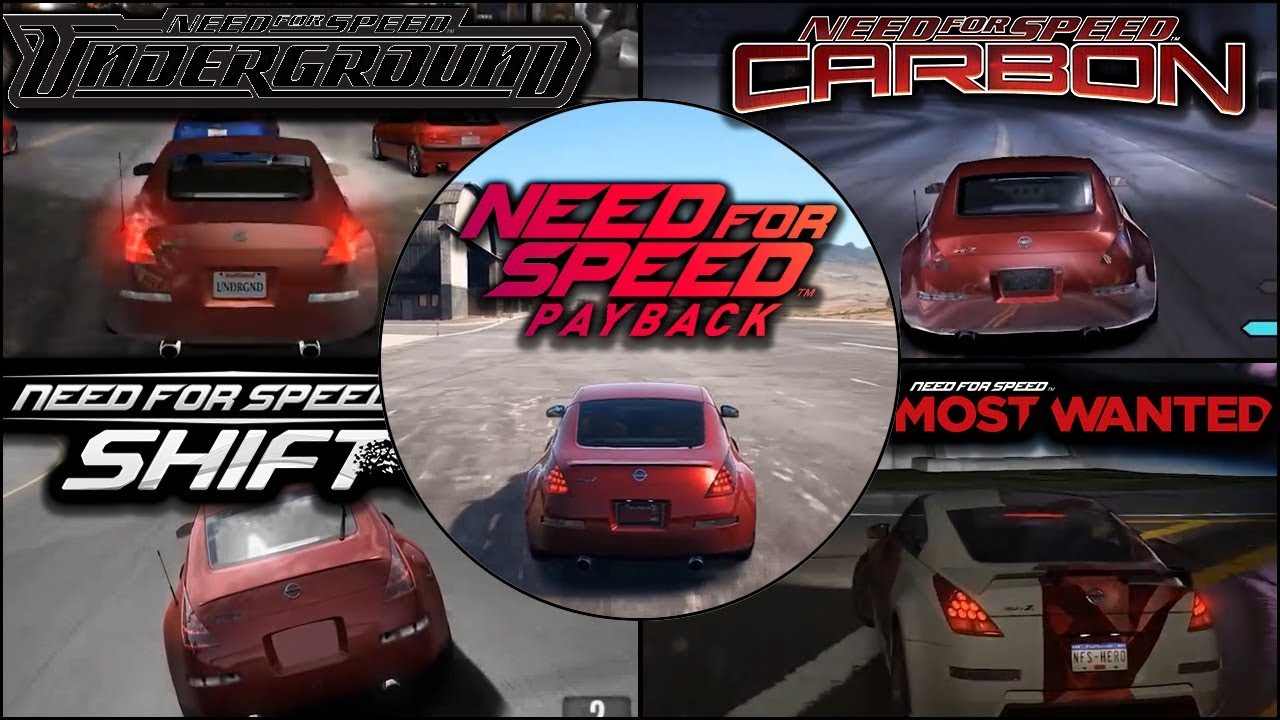 Nissan 350Z Evolution in Need For Speed Payback - 1080pHD