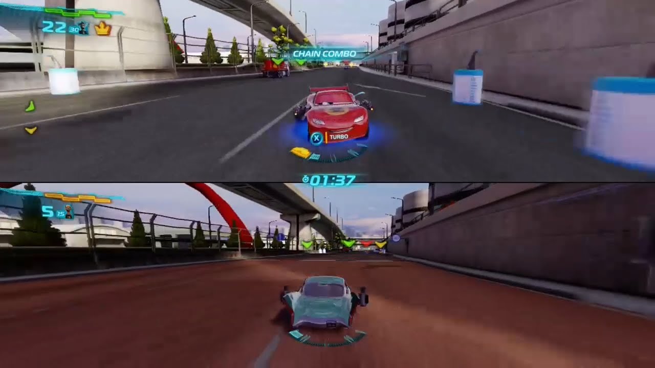 Cars 2 The Video Game | Dragon Lightning Vs Flo on the Squad Series | Special Video