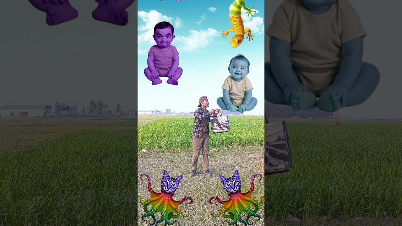 Летающие плачущие младенцы, ловля и танцы горилл, милая бхабхи, попугай, хорошее время, смешное в...