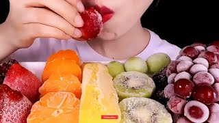 You Absolutely Must Try These Super Chilled Fruit Ice Soaked Delights – ASMR Experience