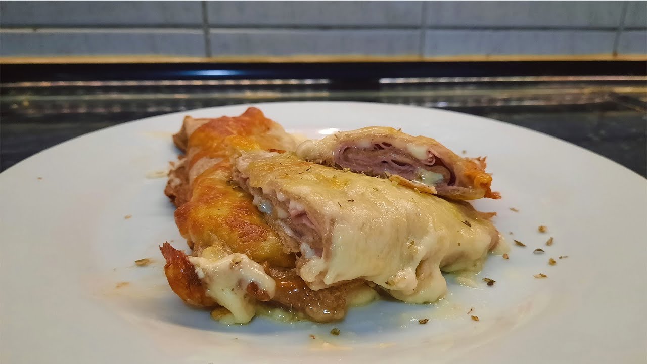 Wraps mistos no forno