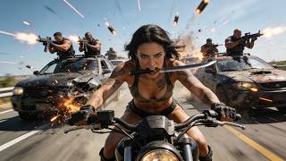 Download Lagu 爆燃功夫動作片🔥女孩高速狂飆反擊！公路槍戰火力全開對決恐怖分子🔥|#戰爭 #抗日 #犯罪 MP3