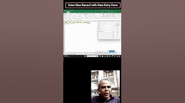 Excel Data Entry Form Shortcut | Fast Record Entry with ALT + D + O #excel #exceltips #exceltricks