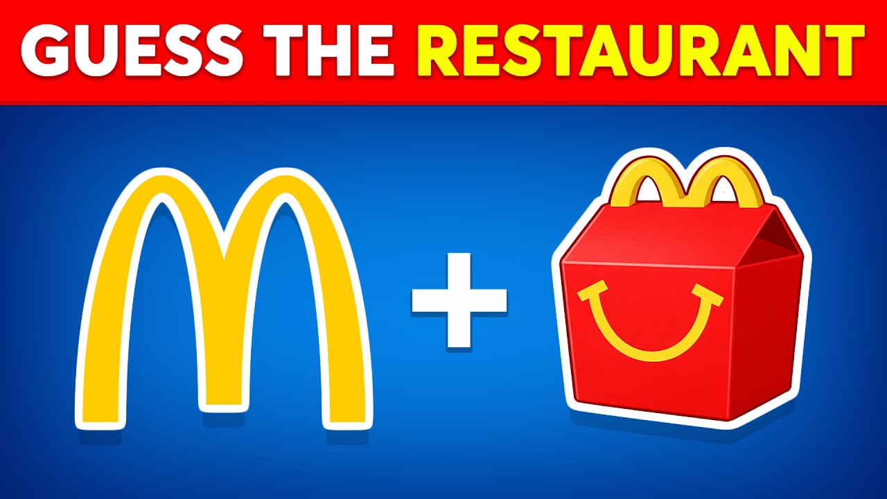 Guess the Fast Food Restaurant by Emojis 😋🍕 Ultimate Emoji Quiz 2026