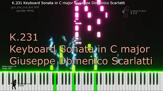 K 231 Keyboard Sonata In C Major Giuseppe Domenico Scarlatti