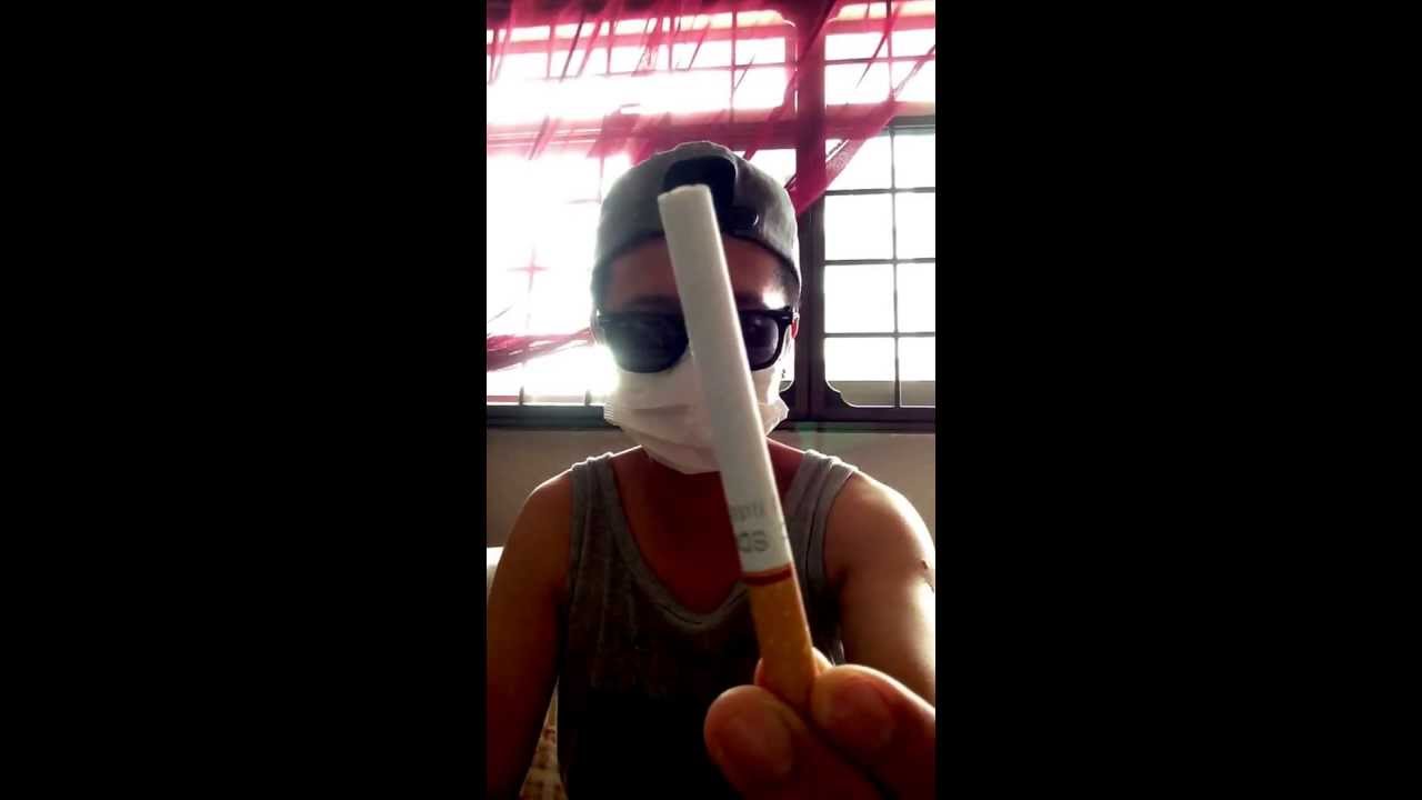 Performing magic on a hazey day of PSI 400 - the disappearing cigarette