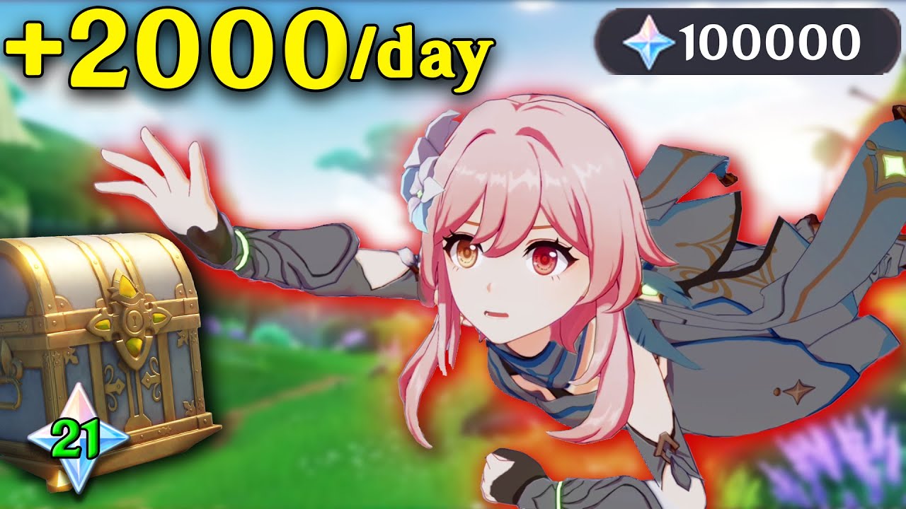 I Travelled Back in Time for 100,000 F2P Primogems - Day 21 (Genshin