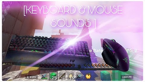 Satisfying Keyboard & Mouse Sounds ASMR V1 [Hypixel Skywars w/ Shaders]