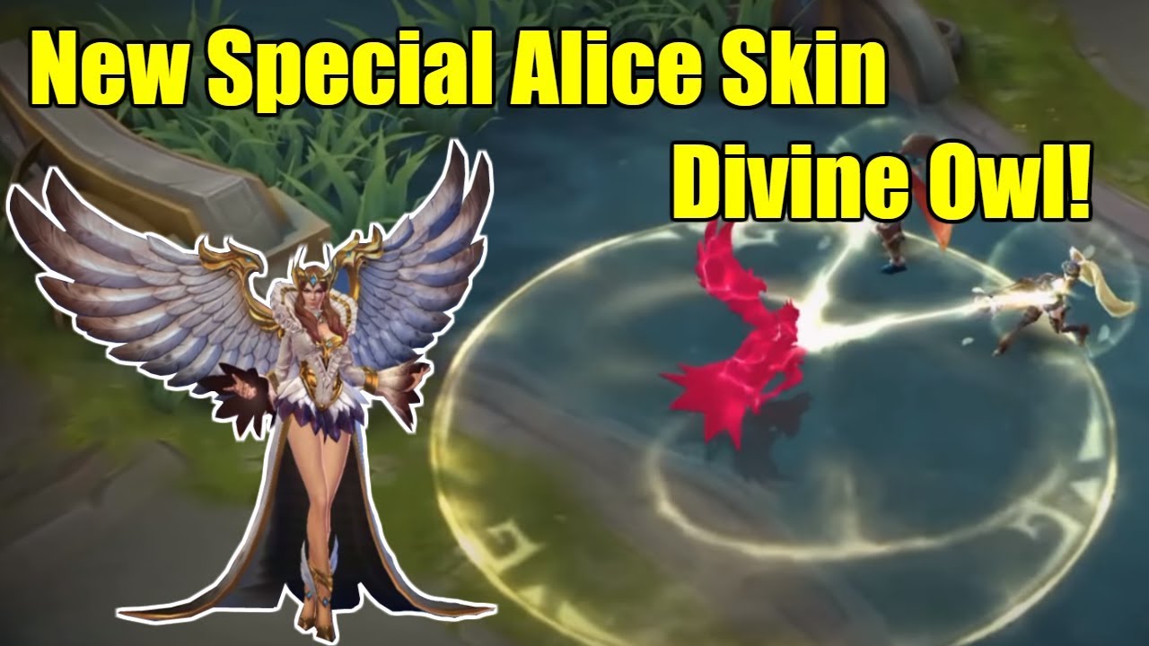 Mobile Legends NEW SPECIAL ALICE SKIN DIVINE OWL! YouTube