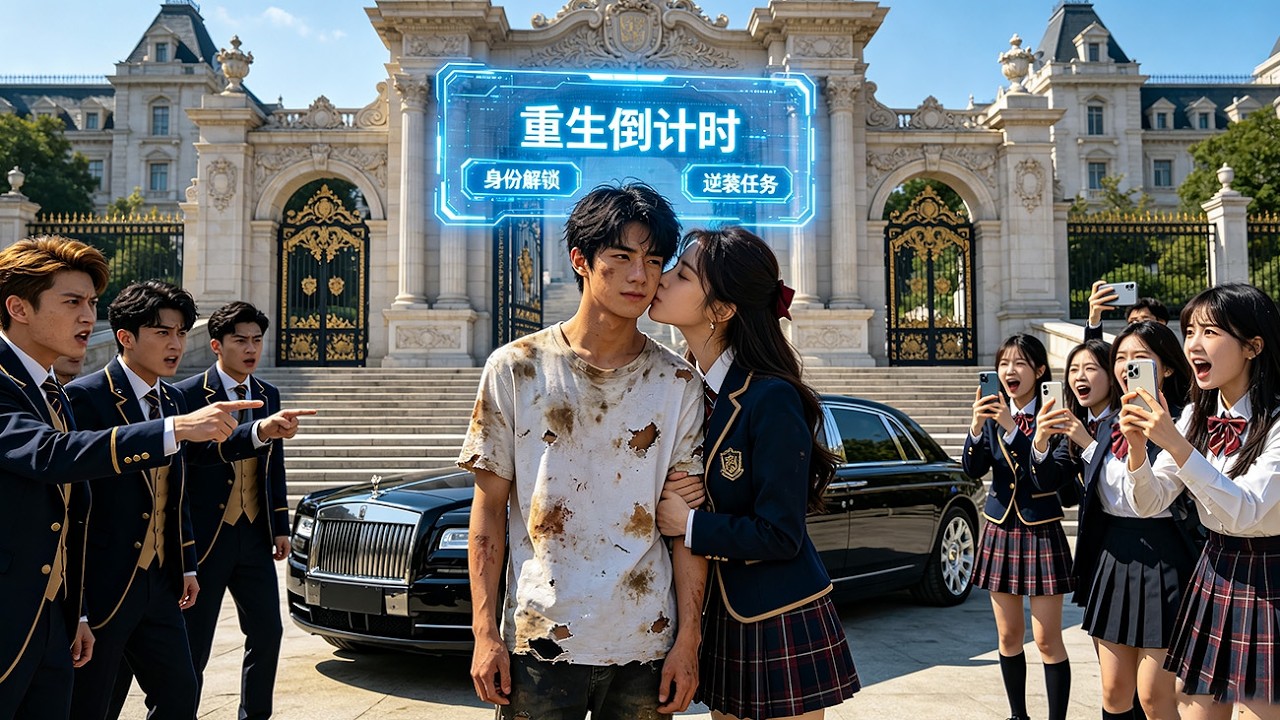 物乞いが学園の美女と強制結婚！しかし彼の正体は伝説の鬼王だった！ #爽快ドラマ マ#ショートドラマ #中国ドラマ #復讐劇 #どんでん返し #ショート動画