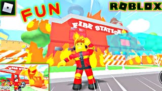 Roblox Escape The Fire Station Obby!🧑‍🚒🚒