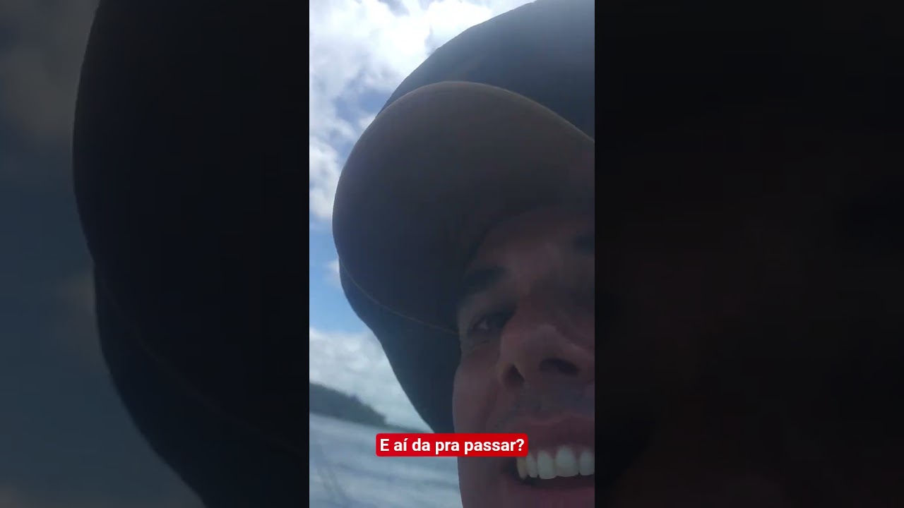 passando debaixo da ponte do funil