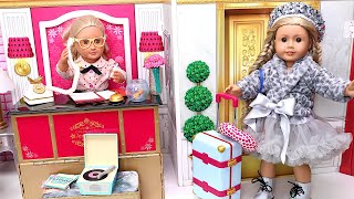 Doll travel routine for vacation! Play Dolls