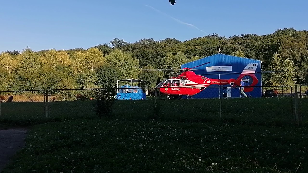 SMURD elicopter - decolare 19.08.2019 Târgu Mureș