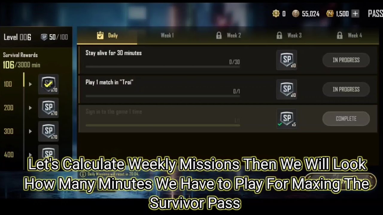 Can You Max Survivor Pass By Completing All Mission or Not ? Lets Calculate || PUBG New State ||