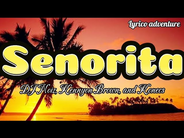 DJ noiz - Senorita ft kennyon Brown & konecs (lyrics) class=