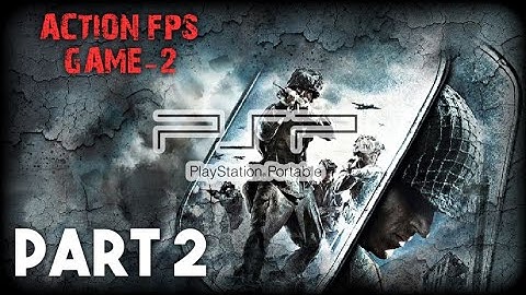 PSP ACTION FPS GAME 2 Walkthrough Gameplay Part 2 • PPSSPP Emulator