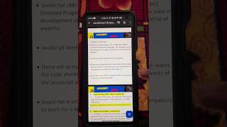 JavaScript Notes For Beginners PDF #shorts #javascript #javascriptnotes