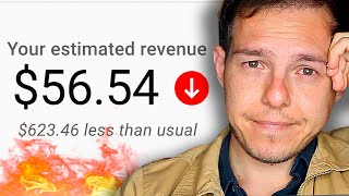 RECESSION WARNING: My YouTube Income Is Crashing