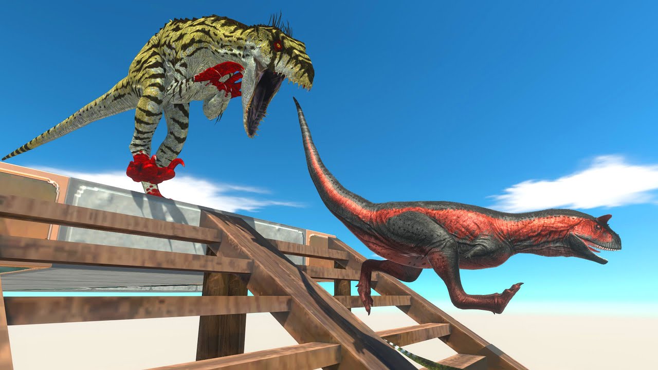Escape the Yellow Indoraptor's Territory! Only Two Will Survive... | ARBS