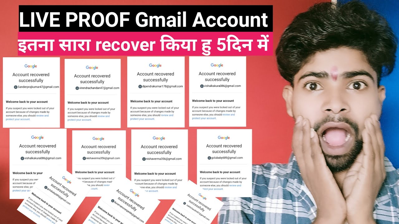 Email Account Recover LIVE PROOF Recovery. - YouTube