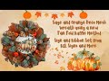 Sage and Orange Pumpkin Wreath Doing a New Fan Fold Ruffle Method |Crafting with Hard Working Mom