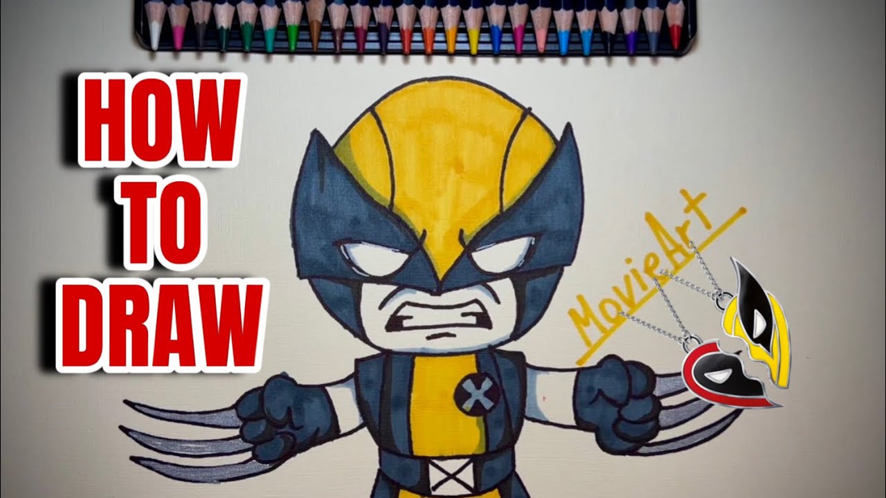 HOW TO DRAW WOLVERINE FROM DEADPOOL 3 | STEP-BY-STEP TUTORIAL - YouTube